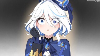 【原神】当芙芙不高兴，四神来安慰芙宁娜带芙芙玩！