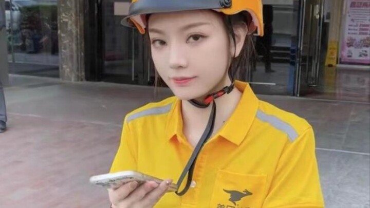 Food-delivery girl slammed by official authorities: “Even though she’s wearing clothes that look lik