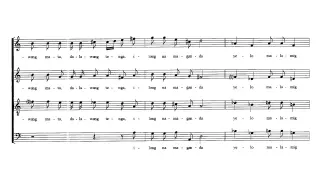 Ramon Santos - Tuksuhan for Choir (1967) (sheet music)