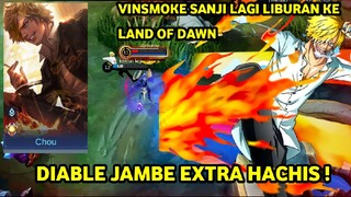 vinsmoke sanji jalan jalan ke land of dawn | auto hajar semua penjahat yang menghadang ❗❗❗