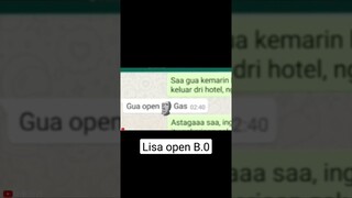 ketika lisa open B.0 tapi ketauan temen #shorts