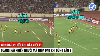 Con Dao 2 Lưỡi Khi Bẫy Việt Vị | Quang Hải Khiến Người Mã Thua Đau Khi Dùng Lần 2 | Khán Đài Online
