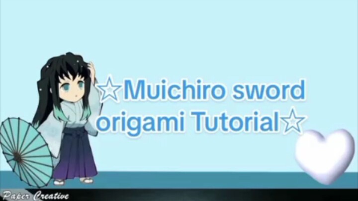 Tokito Muichiro Origami Katana
