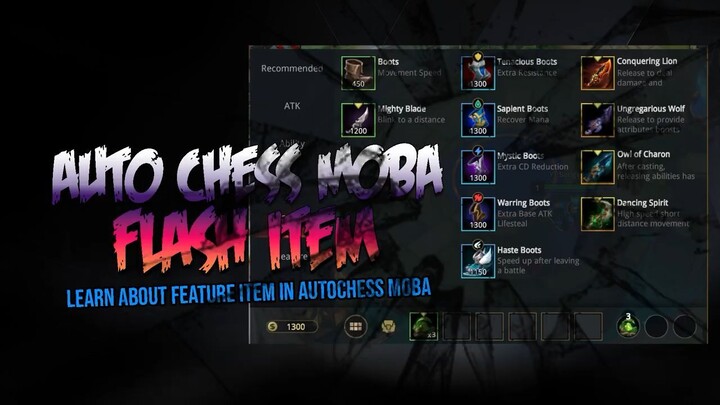 Flash Item Guide - Auto Chess Moba