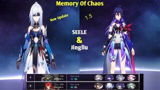 Seele & Jingliu E1S1| New Memory Of Chaos Phase 2 | 1.5 l Honkai Star Rail | Phone Gaming