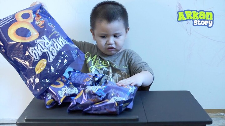 Super Ring Cheese Snack Malaysia Kemasan Besar isi Banyak