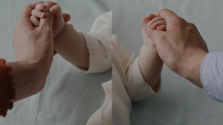 日本分屏创意广告，抚养孩子要靠夫妻两双手