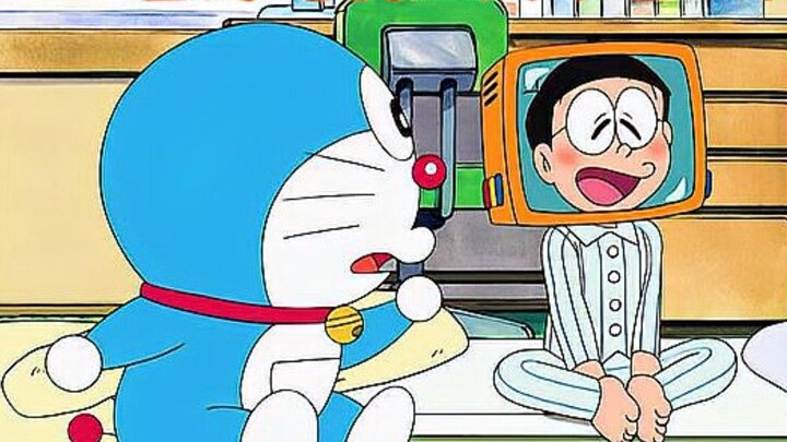 Doremon: Nobita dùng TV thay thế để xem vợ, khoảng cách quá gần