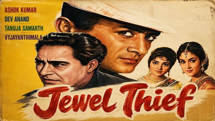 JEWEL THIEF HINDI MOVIE DEV ANAND VYJANTIMALA TANUJA