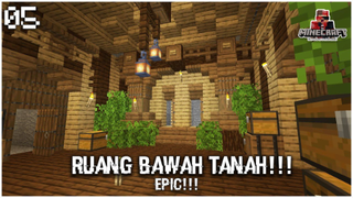 MEMBUAT TEMPAT MINING SUPER EPIC DAN PERANG DENGAN -PILLAGER-!!! - MINECRAFT SURVIVAL INDONESIA