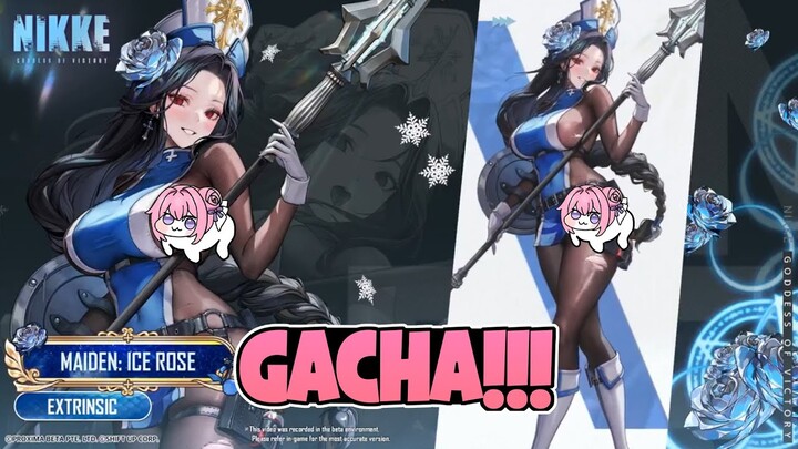 GACHA BANNER LIMITED MAIDEN: ICE ROSE DI NIKKE: THE GODDESS OF VICTORY! ALAMAK GA PAKE DALEMAN COY!😋