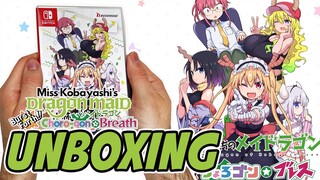 Miss Kobayashi’s Dragon Maid: Sakuretsu!! Chorogon Breath (Nintendo Switch) Unboxing