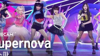 【aespa】全景4K 团体四人Supernova舞台直拍！
