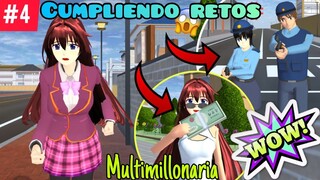 CUMPLIENDO RETOS EN SAKURA || Sakura School Simulator || Parte #4