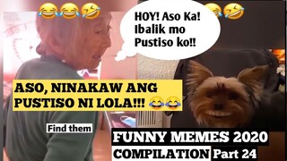 FUNNY PINOY MEMES COMPILATION Part 24 | Aso Ninakaw Ang Pustiso Ni Lola | (Reaction)