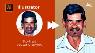 Instructions for creating portraits with illustrator | BonART