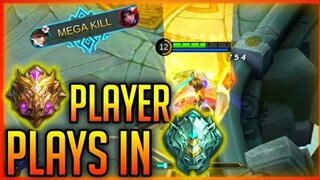 WHAT WILL HAPPEN WHEN A MYTHIC PLAYER PLAYS IN EPIC TIER?🤔 | GUSION GAMEPLAY | MLBB