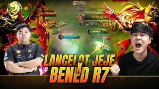 LANCLEOT JEJE X BENEDETTA R7 MENGACAK LAND OF DAWN ! - Mobile Legends