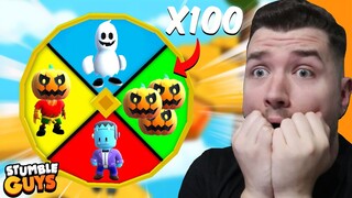 Vrtim 100 Spinova Za Novi Halloween Skin ! - Stumble Guys