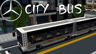 Seri Tutorial Kendaraan MINECRAFT】Cara Membuat Bus yang Diperpanjang (Mercedes-Benz Citaro G)