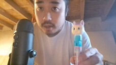 ASMR Eating Cry Babies Lollipop + Plucking Away Stress & Anxieties