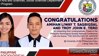 BUKIDNON STATE UNIVERSITY! SOCIOLOGY COURSE!