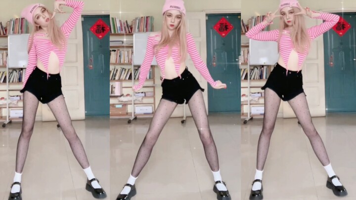 Pearls with milk tea, black stockings with white socks ~ [BLACKPINK] "pretty savage"