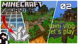 ep 2. Iron Farm - Minecraft Survival Let's Play|1.19