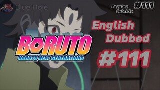 Boruto Episode 111 Tagalog Sub (Blue Hole)