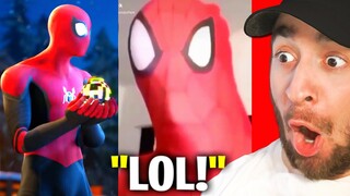 IMPOSSIBLE Fortnite Try Not To Laugh! (Spiderman No Way Home)