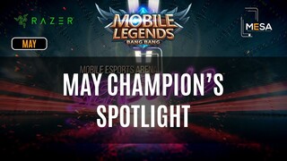 MeSA Season 3 Rules of Survival Champion's Spotlight for the month of May: DD INFINITY
