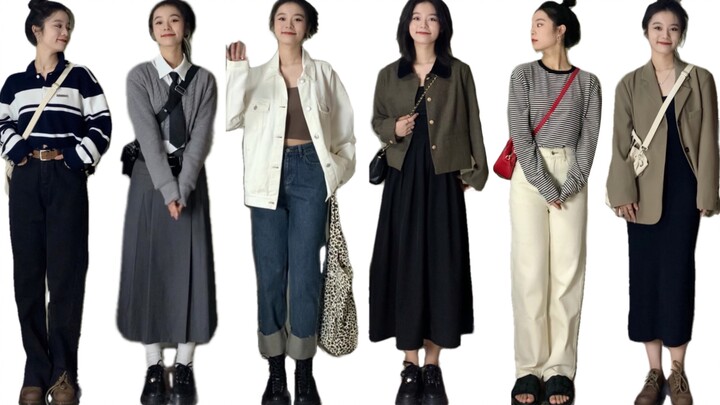 164 108 | A Week of Leg-Hiding Outfits for Girls with Pear-Shaped Legs! Autumn Clothes Are So Cute—P