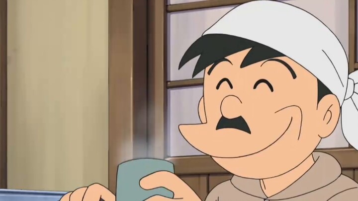 Xiaofu used the wish hammer to wish for height, and then two more #DoraAMon appeared on his head.