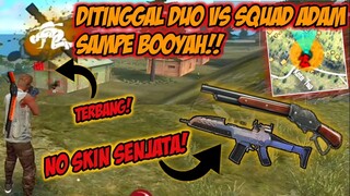 SQUAD BOT❗DITINGGAL DUO VS SQUAD SAMPE BOOYAH|| FREE FIRE-BATTLEGROUND