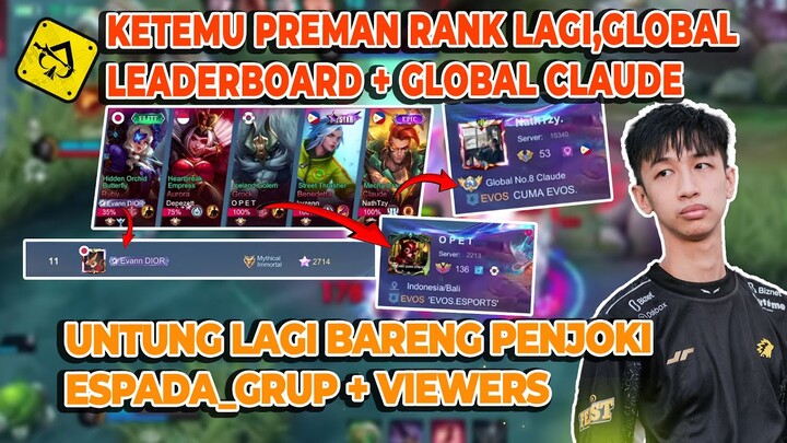 LAGI OPEN MABAR MALAH KETEMU TOP GLOBAL LEADERBOARD + ANAK MDL, HANABI MELAWAN PARA PREMAN RANK!!