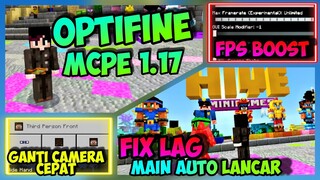 Baru! Optifine Untuk MCPE || Auto menghilangkan Lag!! ada fps boost || Minecraft optifine