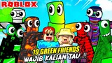 19 KARAKTER GREEN FRIENDS RAINBOW DI GAME ROBLOX ft @Shasyaalala