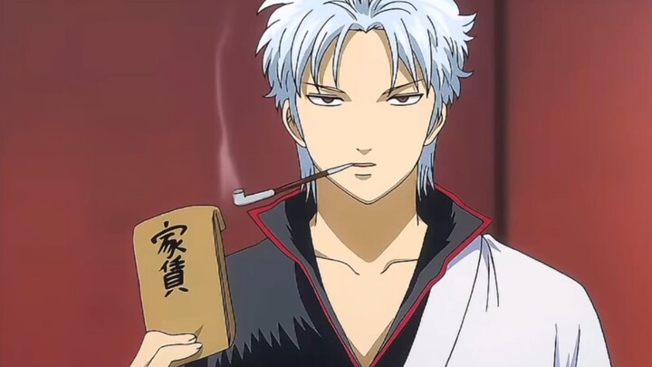 Even when Gintoki gets paid, he still gets beaten up—now that's what you call a reputation!