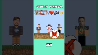 wanita cantik ini menyesal #animasi #alurflim #mrbeast #minecraft #pomni #skibiditoilet