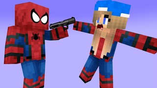 Monster School : Poor Spiderman Baby Sad Life - Minecraft Animation