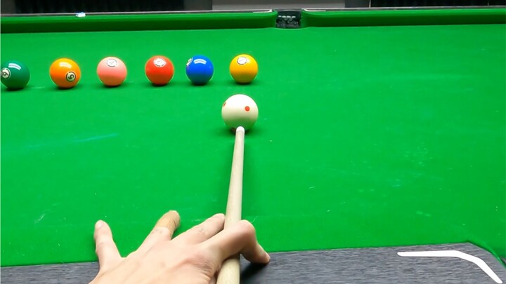 First-person perspective bag flip