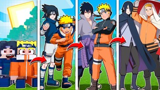 CICLO DE VIDA DO NARUTO E DO SASUKE NO MINECRAFT ‹‹ P3DRU ››