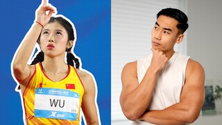 【กีฬาเอเชียน】ความลับของท่าไม้ตายของอู๋ ยานนี่