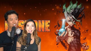 "STONE WORLD" DR. STONE EPISODE 1 REACTION + REVIEW!