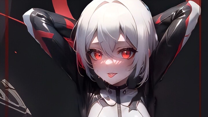 The AI-generated character should also twist!!! And don't stick out your tongue!!!