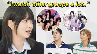 Eunchae giving realistic advice to these 5th gen idols..