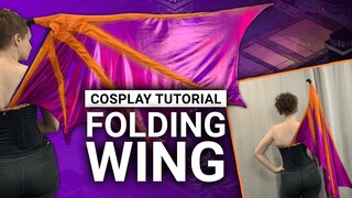 How to make a FOLDING WING! | Hades Cosplay Tutorial