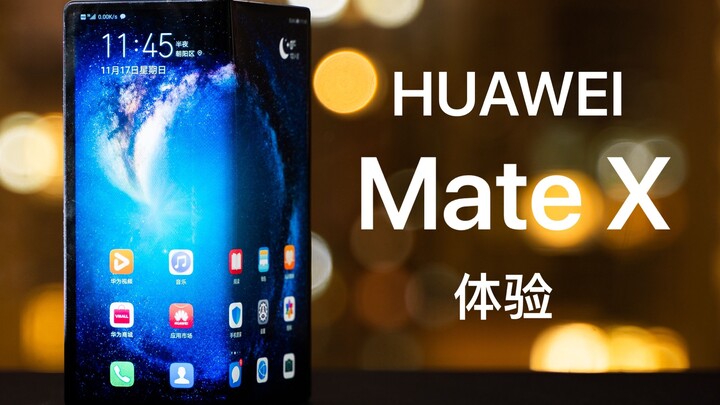 Huawei Mate X foldable screen isn't perfect, but it's a real pleasure to use!