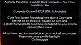 Authority Marketing Course LinkedIn Hook Templates - Start Your Posts like a Pro Download