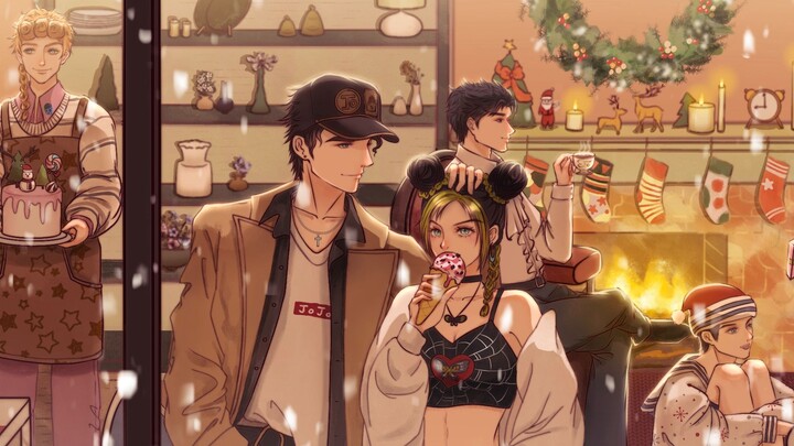 【JOJO/Procreate】Bagaimana jika 8 JOJO menghabiskan Natal bersama?